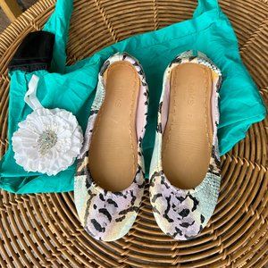 Lavender Snake Tieks ballet flats